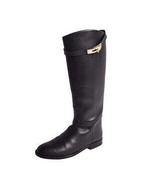 Hermes Boots Long Jumping Kelly Shoes